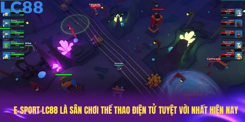 E-sport LC88 là sân chơi thể thao điện tử tuyệt vời nhất hiện nay