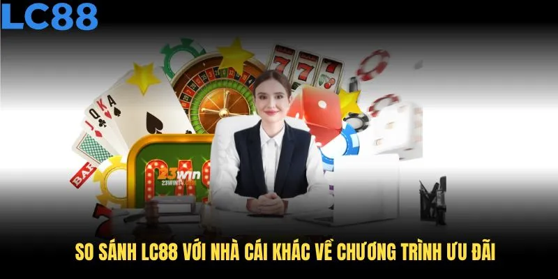 So sánh LC88 với nhà cái khác về chương trình ưu đãi thấy rõ sự hấp dẫn